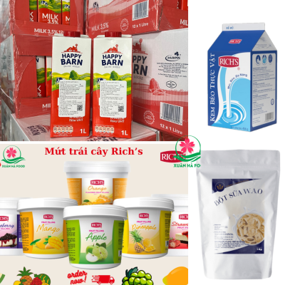 Nguyên liệu làm bánh cơ bản tại Xuân Hà Food