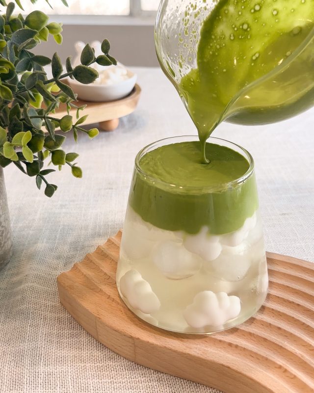 dừa matcha